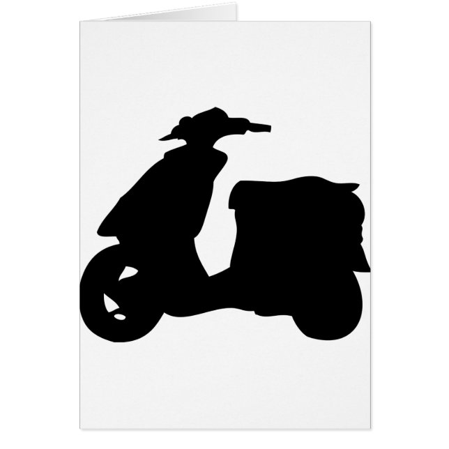 icône en scooter noir (Devant)