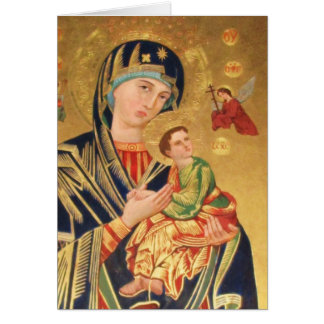 ICÔNE orthodoxe Madonna serein