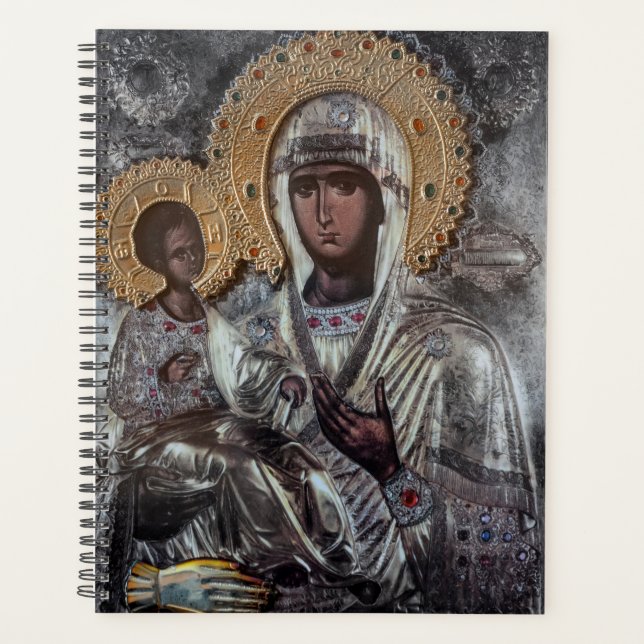 Icône religieuse de la Vierge Marie à trois mains (Devant)