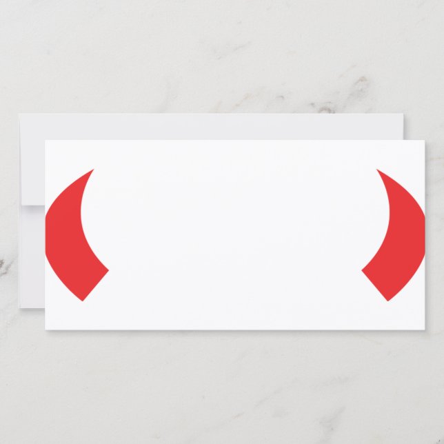 icône rouge diable cornes (Devant)