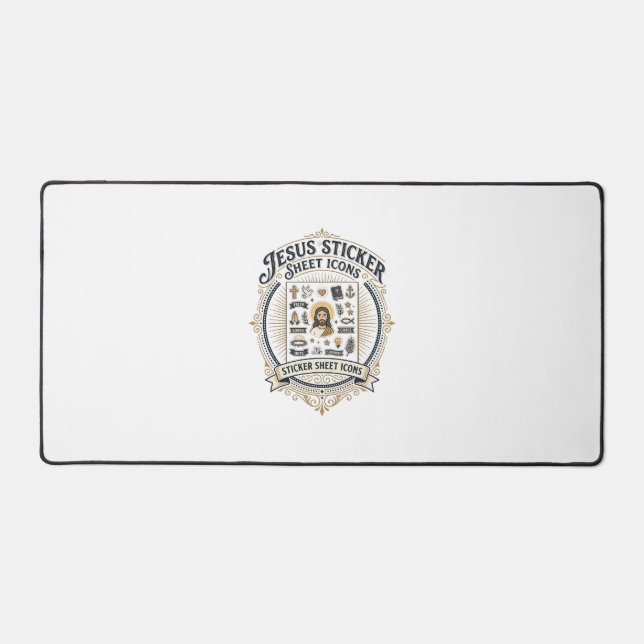 Icônes de feuille d'autocollants Jésus Icône de fe (Recto)
