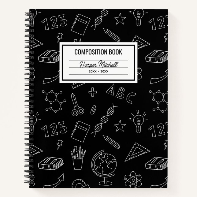 Icônes de l'école Carnet de composition personnali (Devant)