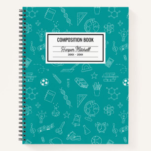 Icônes de l'école Carnet de composition personnali