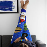 Icônes de Noël Fun Festif Colorful Leggings bleus<br><div class="desc">Symboles de Noël colorés et amusants express l'excitation de "Joyeux Noël !" sur un bel arrière - plan bleu. Comprend le Père Noël, la cloche d'argent, les ornements bleus, les ornements rouges, le traîneau, les arbres de Noël, les couronnes d'or et les paquets de Noël, les diamants d'argent, les ornements...</div>