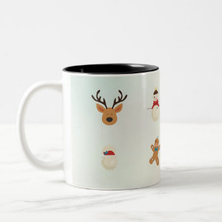 Icônes Festive Fêtes Café Mug