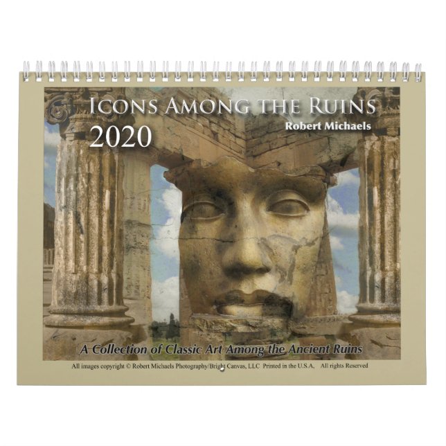 ICÔNES PARMI LES RUINES - Calendrier des murs 2020 (Protection)