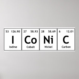 ICoNiC Chimie Tableau périodique Mots éléments