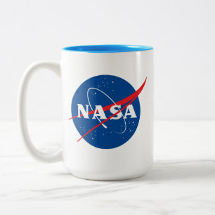 Iconique NASA Uranus Blue Trim Ceramic Bistro Mug