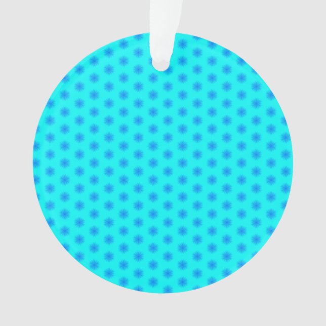 Icy Aqua et Blue Snowflake Motif (devant)
