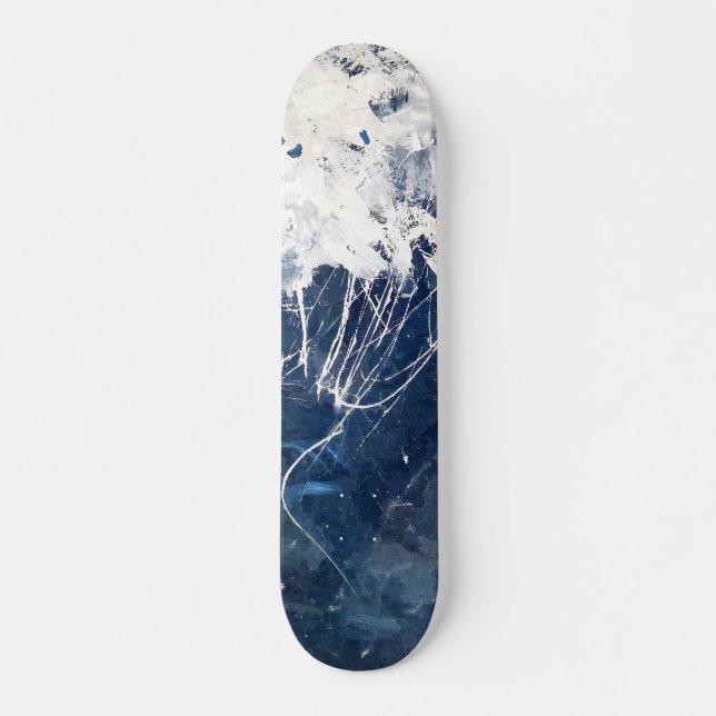 Icy Blue Mountain Summit Skateboard (Devant)