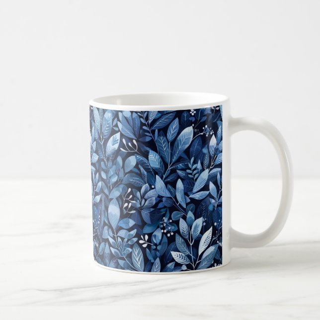 Icy Hiver Motif Café Mug (Droite)