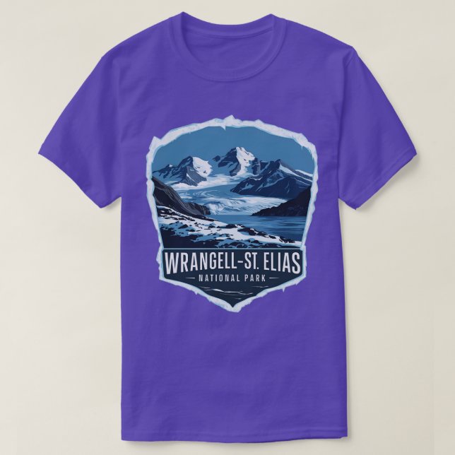 Icy Wrangell St Elias National Park TShirt (Design devant)
