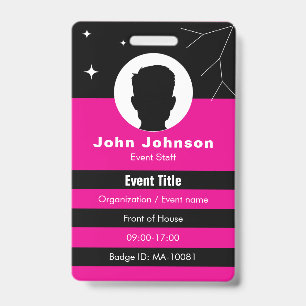 ID de badge d'événement personnalisable