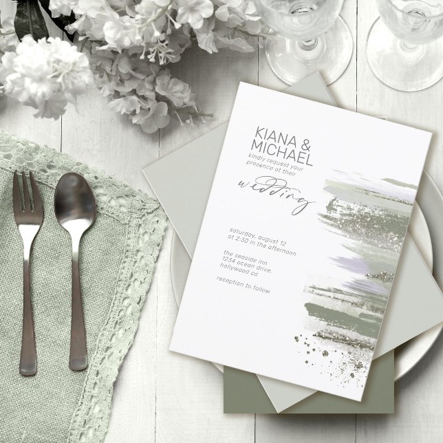 ID de Mariage Abstrait Paint Strokes ID886 (Créateur téléchargé)