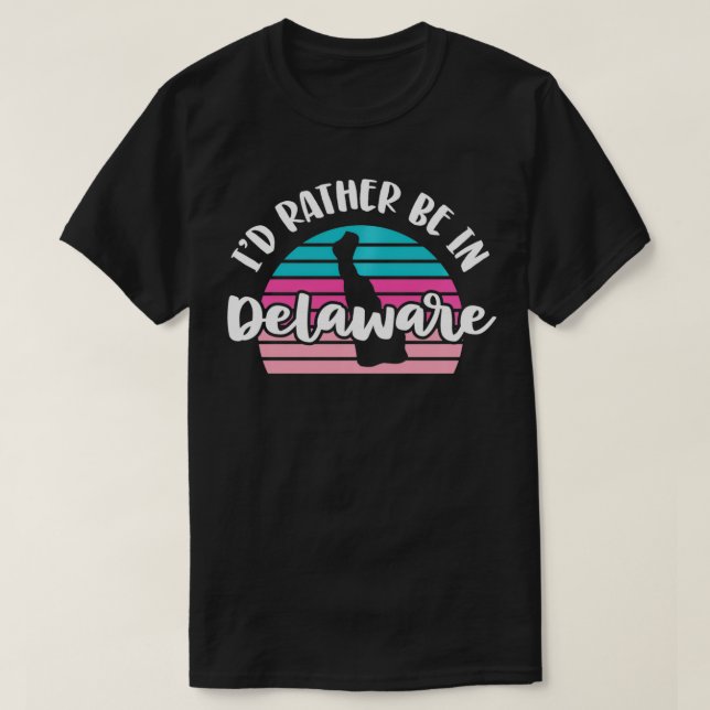 I'd Rather Be In Delaware Pullover  (Design devant)