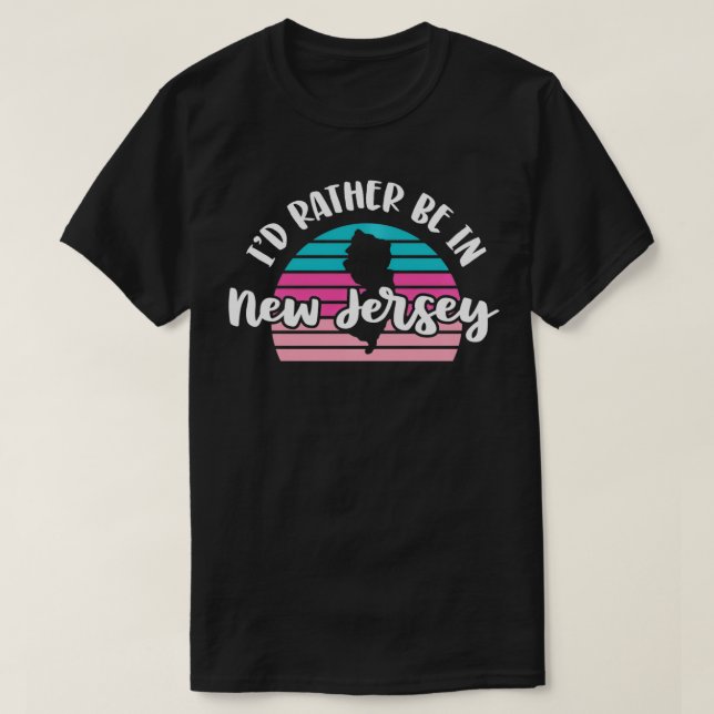 I'd Rather Be In New Jersey Pullover  (Design devant)