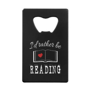 I'd rather be reading