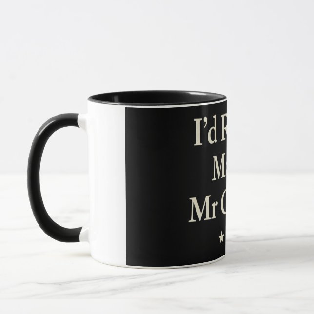 id rather marry mr collins mug (Gauche)