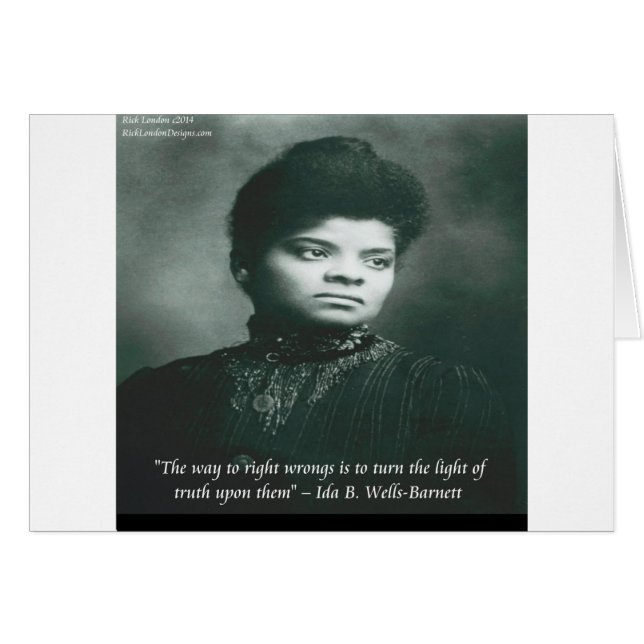 Ida B Wells & Truth Citation (Devant horizontal)