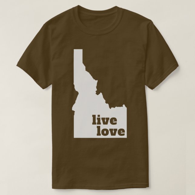 Idaho Live Love Idaho TShirt (Design devant)