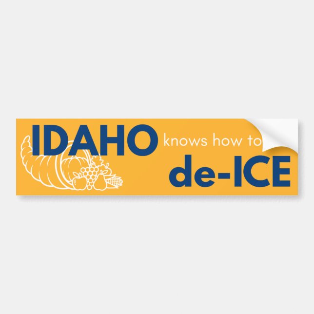 Idaho political bumper sticker (Devant)