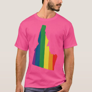 Idaho State Rainbow TShirt