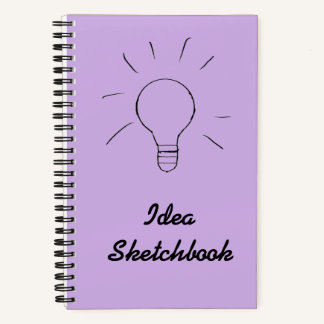 Idea Carnet de carnet de croquis violet clair
