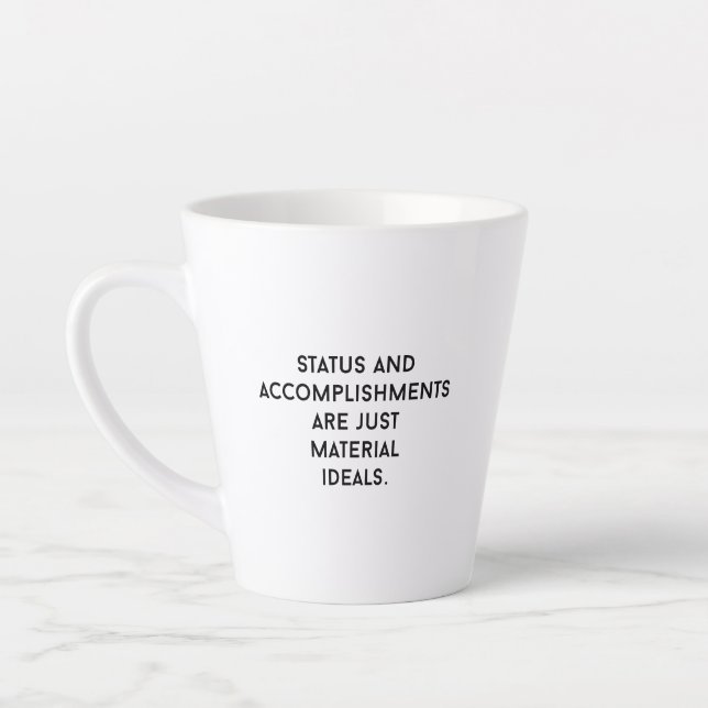 Idéal matériel latte Mug (Gauche)
