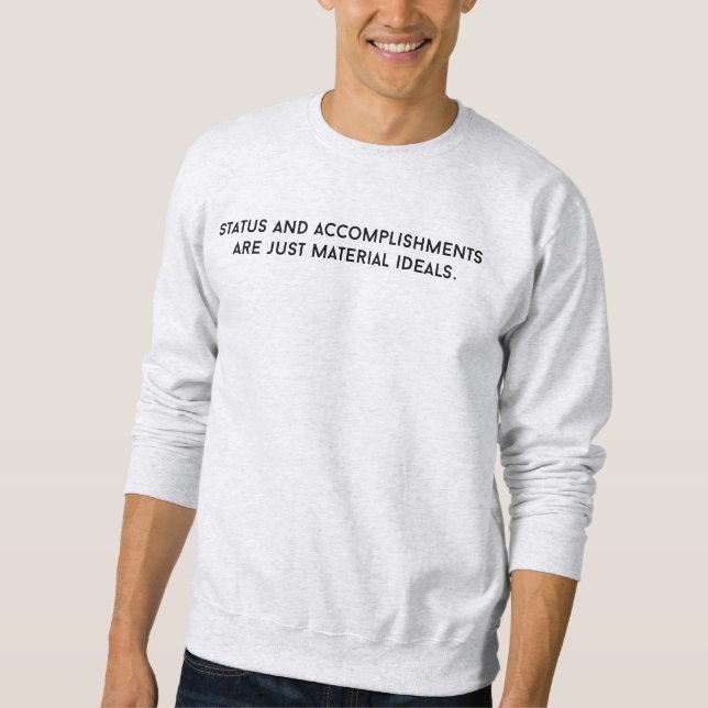 Idéaux matériels Sweatshirt de base masculin (Devant)