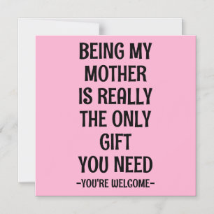 Idée cadeau carte de fête des mères pour maman et
