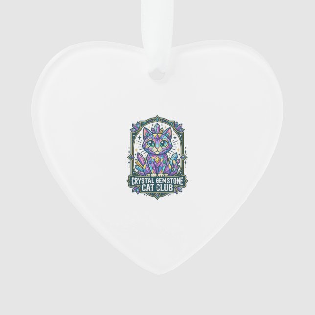 Idée cadeau chat maman Crystal Gemstone - Crystal  (devant)