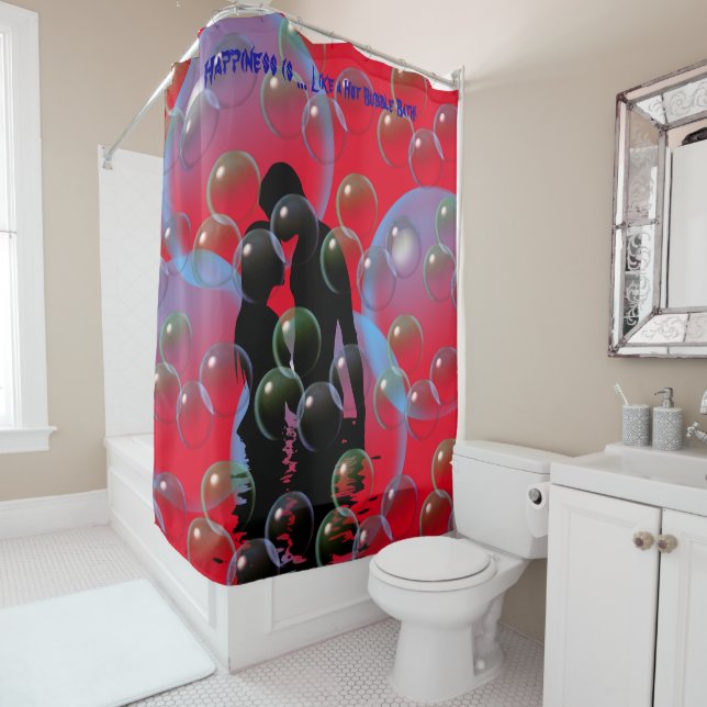 Idée Cadeau de Mariage Amusant - Rideau de Douche (En situation)