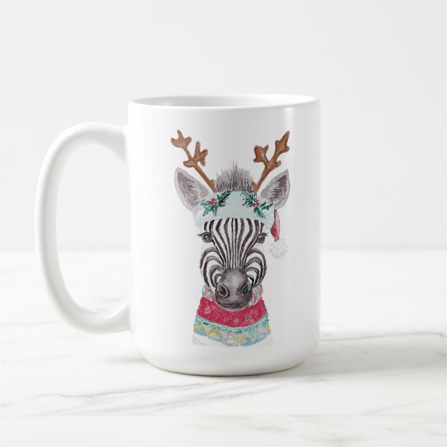 Idée cadeau de Noël moderne Mug (Gauche)
