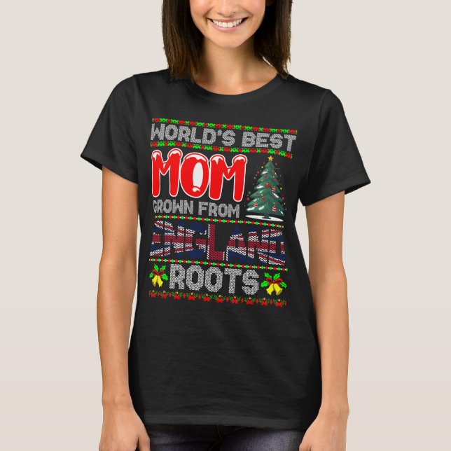 Idée Cadeau Noël Maman Angleterre Sweat Ugly (Devant)