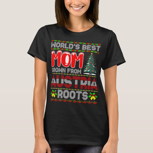 Idée Cadeau Noël Maman Autriche Sweat Ugly (Devant)