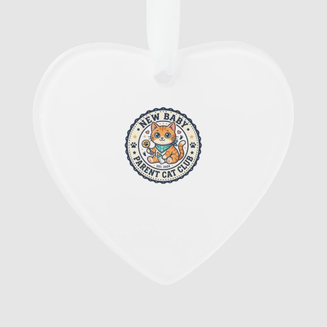 Idée cadeau nouveau bébé parent chat chat maman -  (devant)