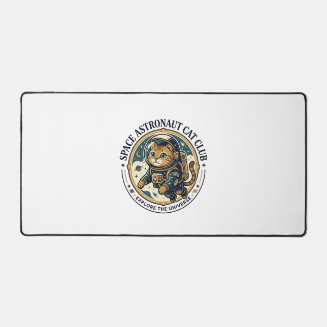 Idée cadeau papa chat astronaute spatial - Astrona (Recto)
