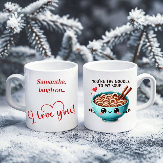 Idée cadeau personnalisé Mug de la Saint-Valentin  (Funny Food Valentine Mug Personalized Gift Idea)