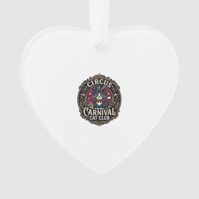 Idée cadeau pour papa de chat de carnaval de cirqu (devant)