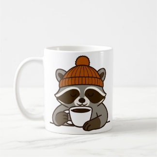 Idée cadeau tasse de café pour raton laveur 