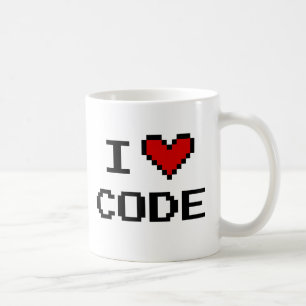 Idée de cadeau pour la tasse de café de code de