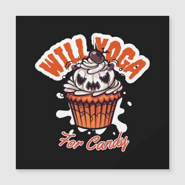 Idée de Cupcake Halloween pour le Yoga des Mamans (Devant)