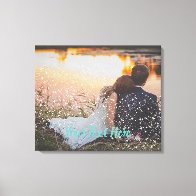 Idée de toile de mariage avec effet de lumière sci (Recto)