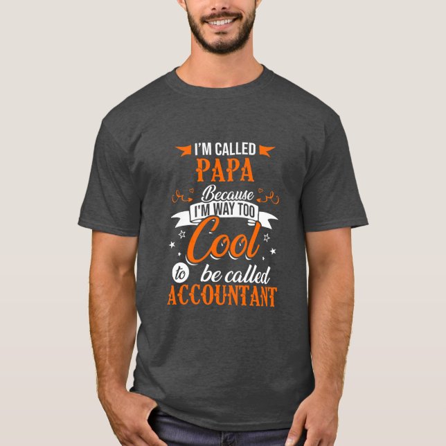 Idée fraîche de cadeau de T-shirt du papa des (Devant)