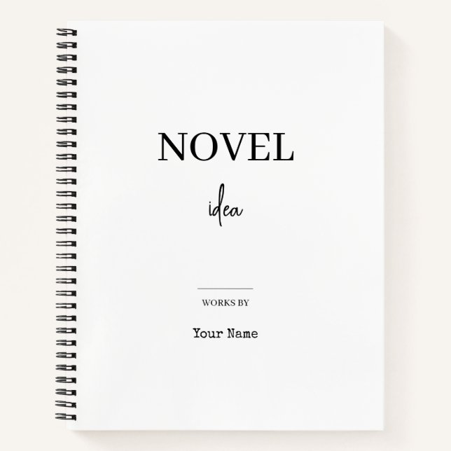Idée originale cahier personnalisé (Devant)