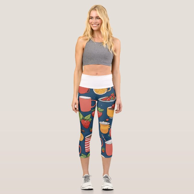 Idées Cadeaux Leggings Capri Mood Café (Recto)