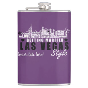 Idées de cadeau de mariage de Las Vegas - flacon