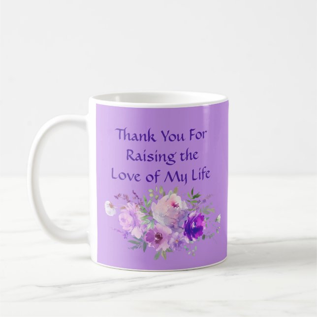 Idées de cadeaux pour belle-mère Mug à café aux ro (Gauche)