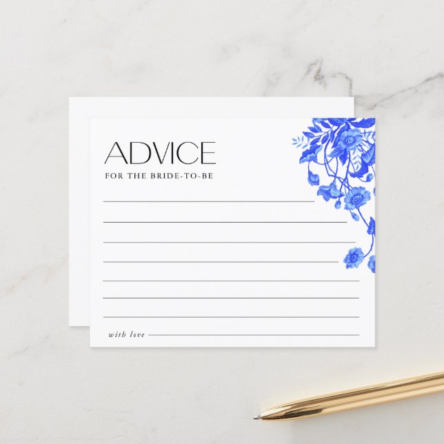 Idées de nuit de date de douche de mariée florale  (Devant/Arrière en situation)