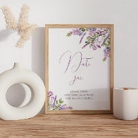 Idées de soirée en date au lilas violet Poster pou